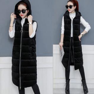 穿大码羽绒马甲时髦保暖,秋冬加厚加绒保暖羽绒棉马甲背心