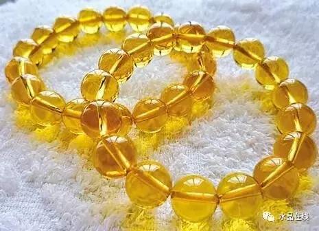 分辨黄水晶,真假黄水晶对比照片图