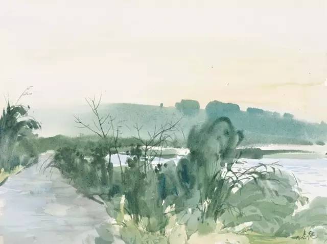 孙志纯国画欣赏,孙志纯水彩作品