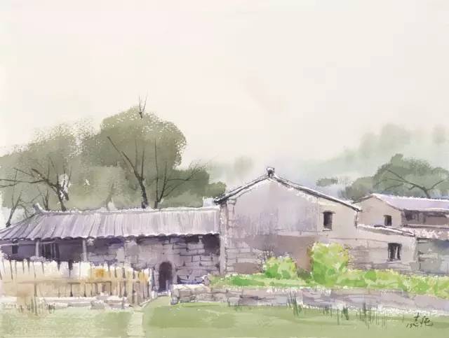 孙志纯国画欣赏,孙志纯水彩作品