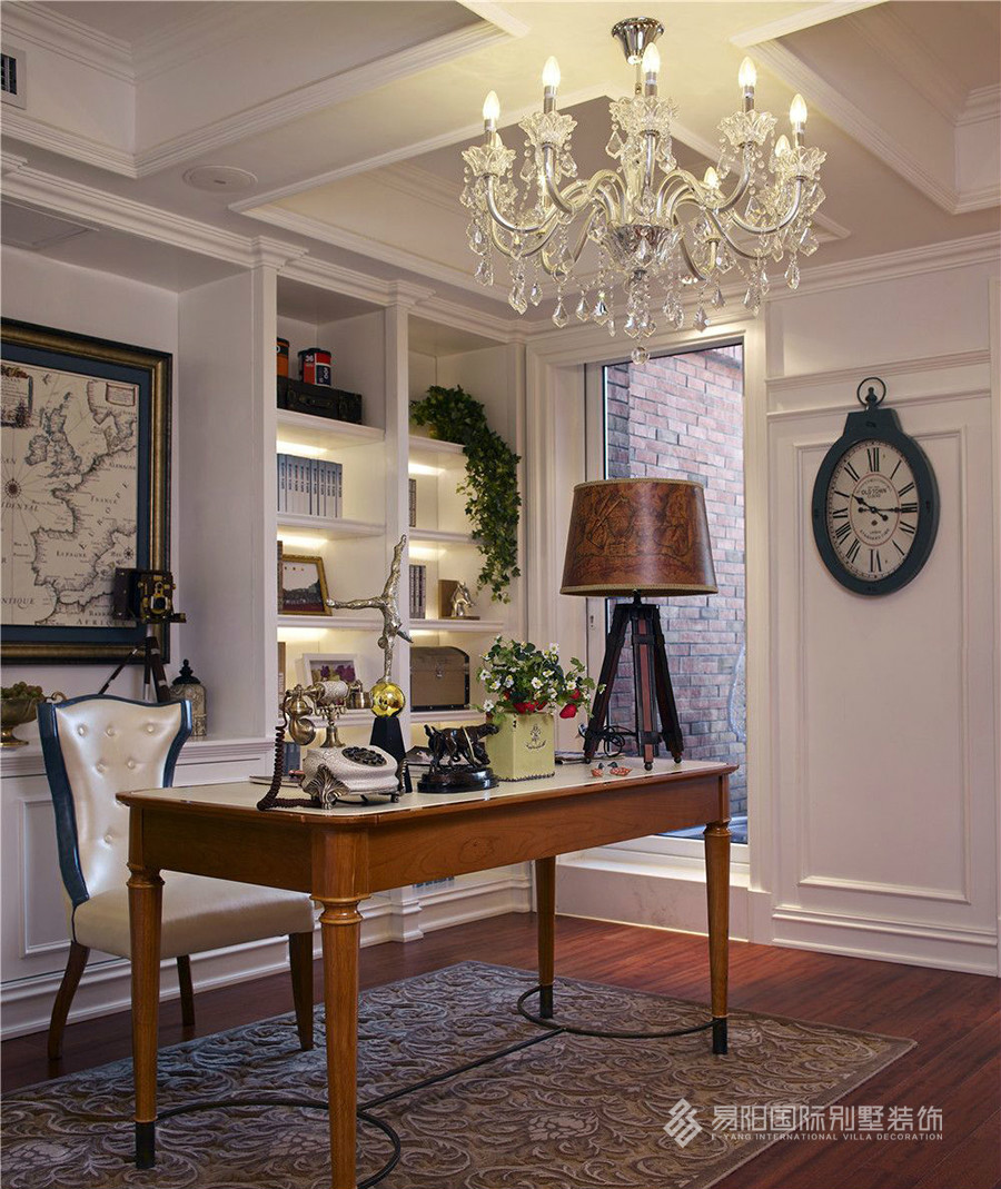 北京别墅全案设计-保利垄上320㎡新古典风格