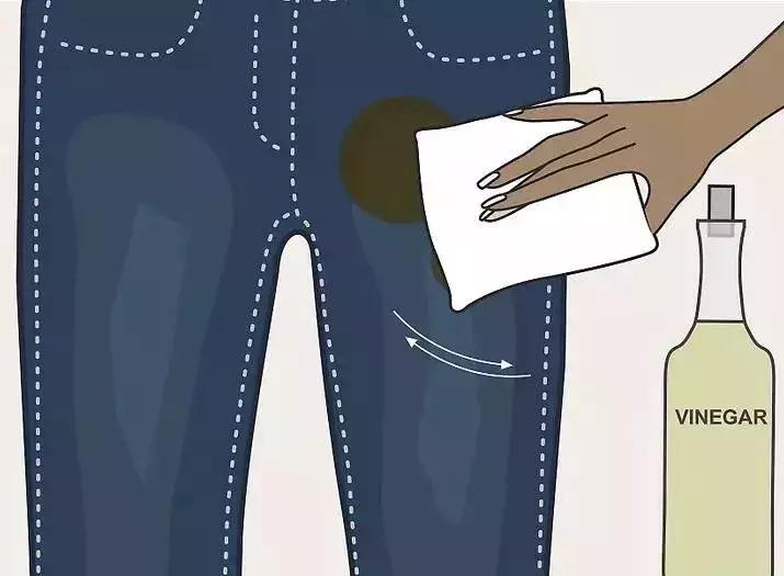 牛仔裤的油污渍如何去除,牛仔裤顽固污渍怎么去除