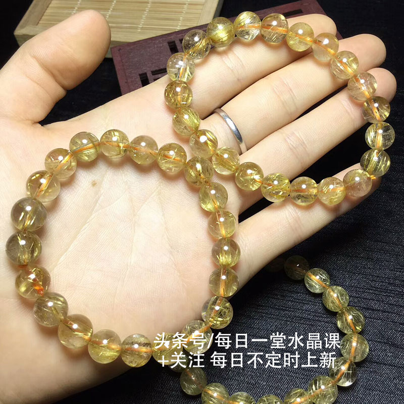 戴发晶手链有什么讲究,发晶手链和吊坠寓意