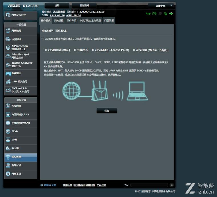 华硕rtac86u是全千兆路由器吗,华硕rt-ac86u路由器中继