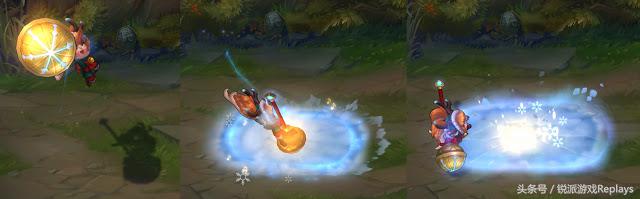 英雄联盟金克丝情人节皮肤视频,冰雪圣诞金克丝