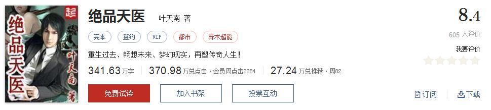 50大公认网络小说神作,网络评分最高小说20部
