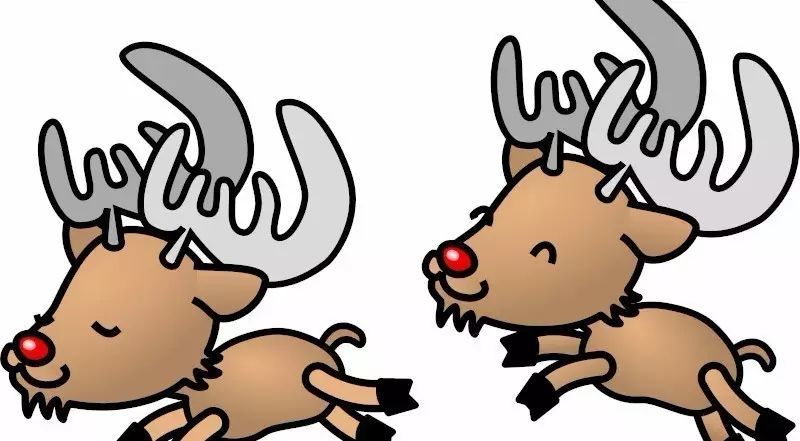 圣诞驯鹿画画简单又好看,驯鹿简笔画圣诞手工