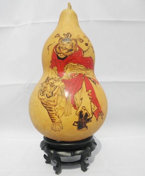 非遗葫芦烙画基本技法,烙画葫芦上色技法步骤详解