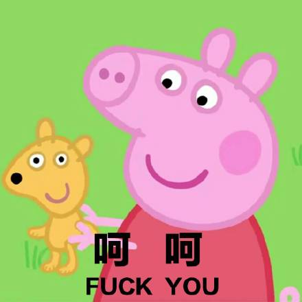 刘耀文小猪佩奇表情包,小猪佩奇燃烧吧我的青春表情包