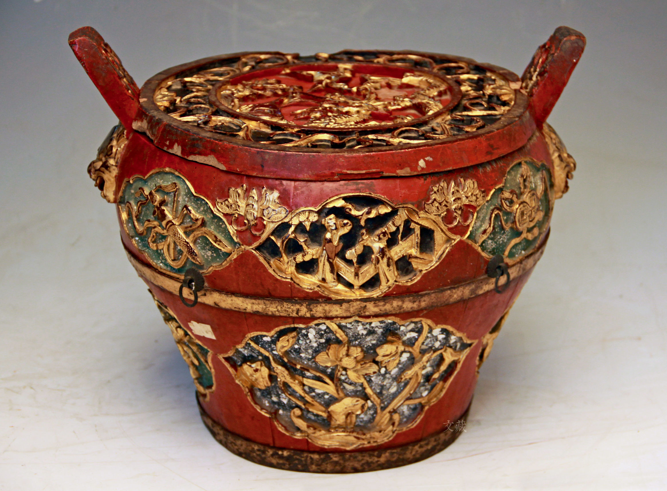 金漆木雕珍品,漆金木雕