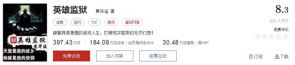 50大公认网络小说神作,网络评分最高小说20部
