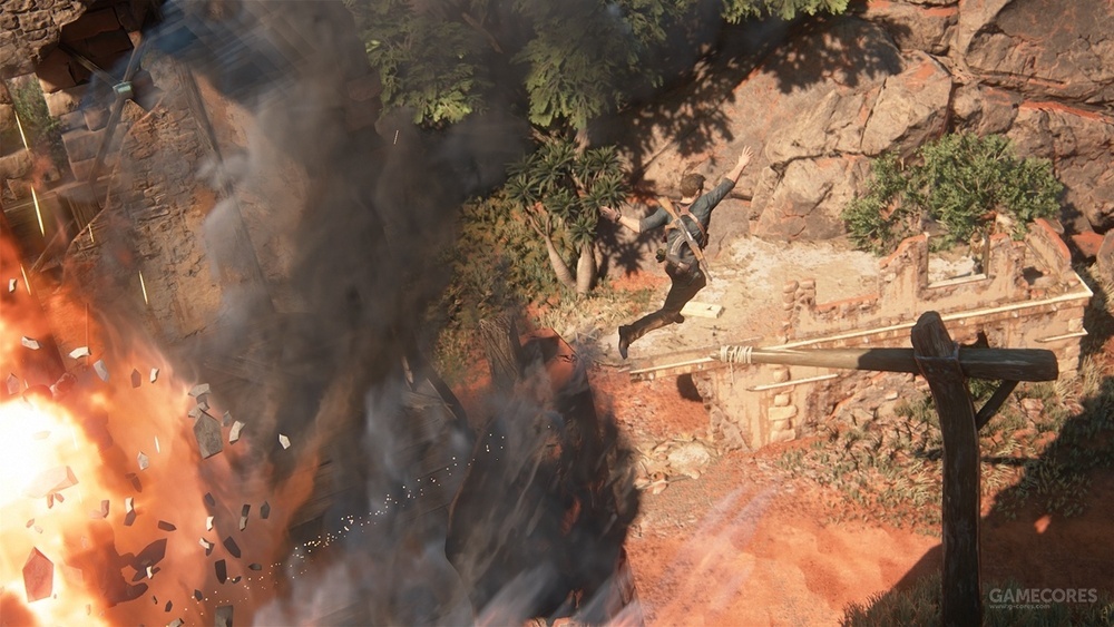 游戏中的名场面神秘海域4,神秘海域4盗贼末路游戏开箱