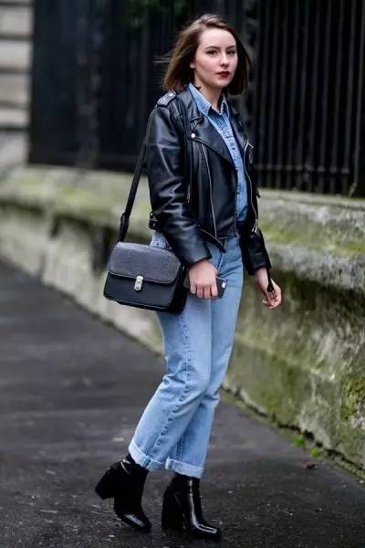 看不出腿型的牛仔裤,看起来腿不肥的牛仔裤