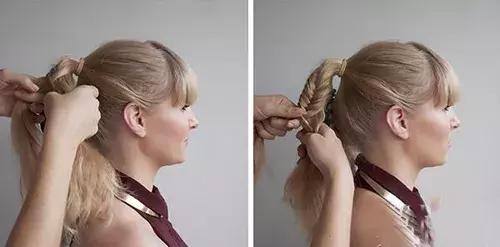 幼儿园编发鱼尾麻花辫,鞠婧祎同款鱼尾麻花辫