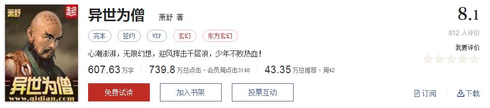难以超越的网络小说神作,小说十五部经典神作