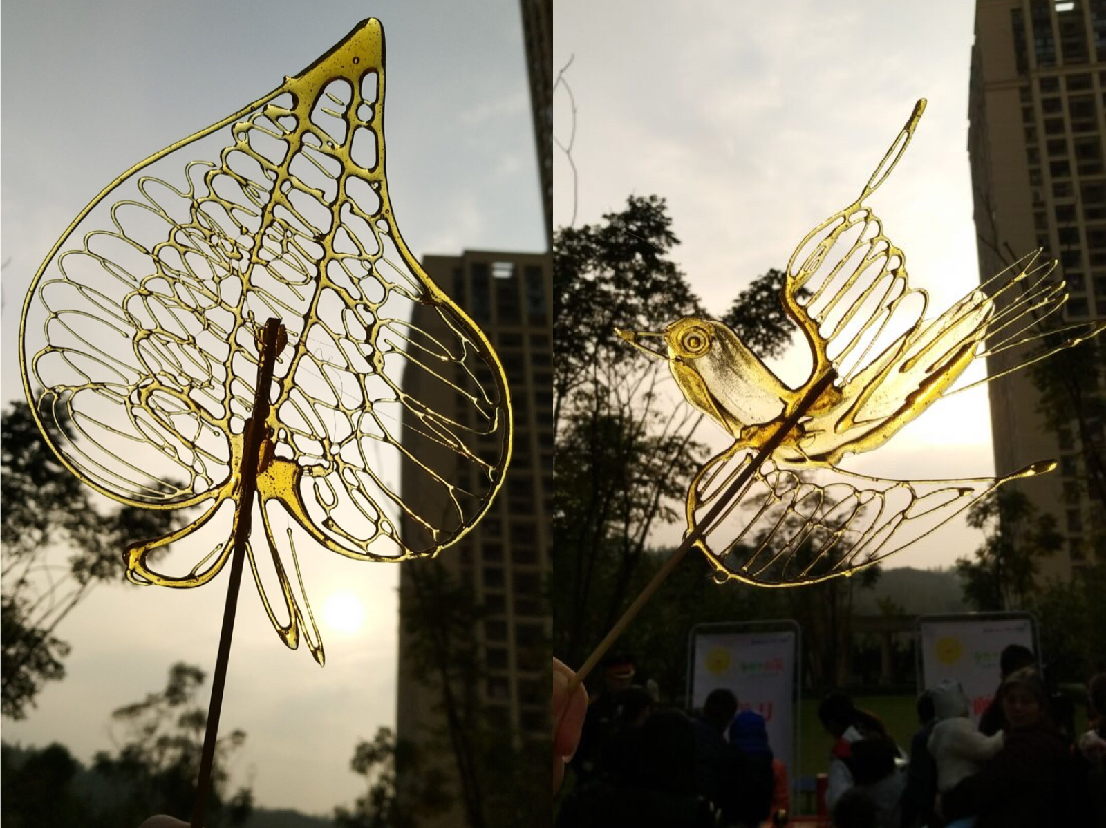 传统的糖画手艺小朋友们超喜欢,又好看又好吃的糖画