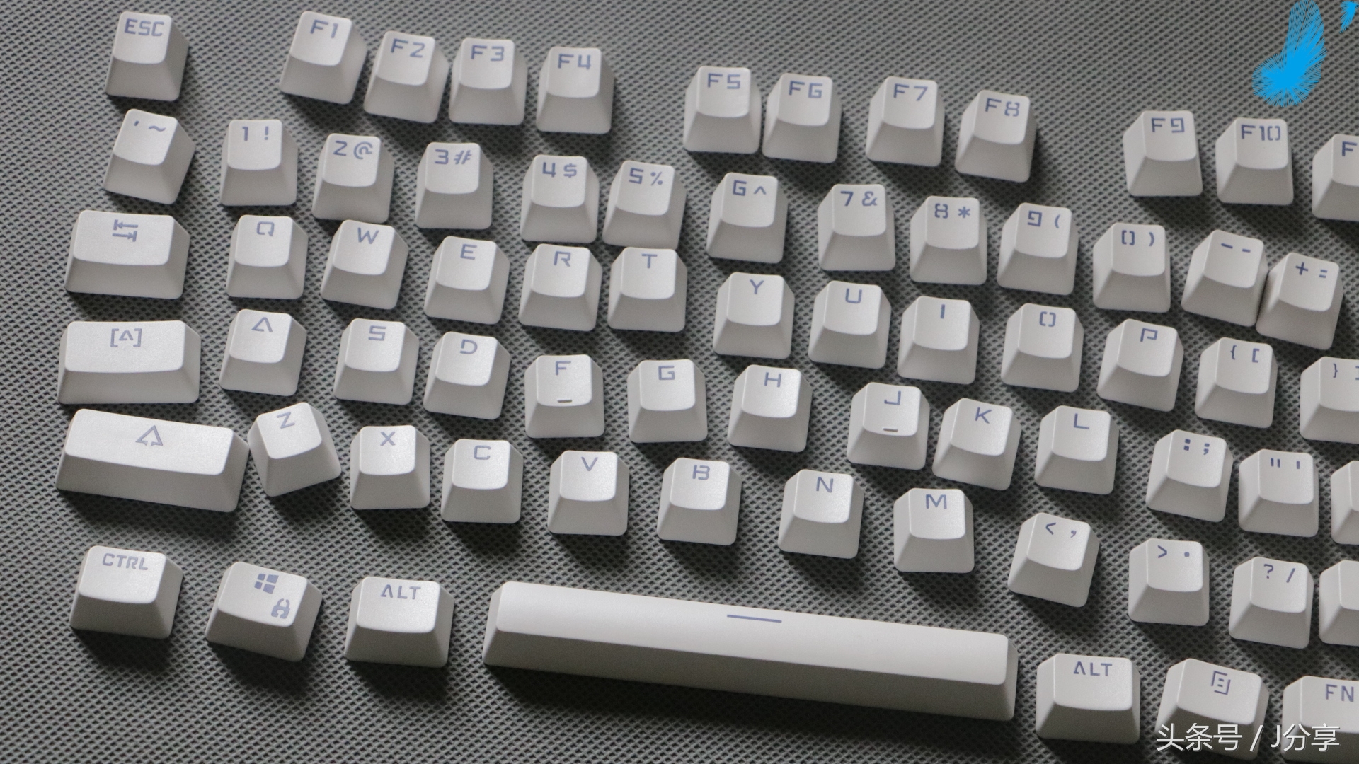 abs材质双色注塑字母透光键帽,黑色abs透光键帽