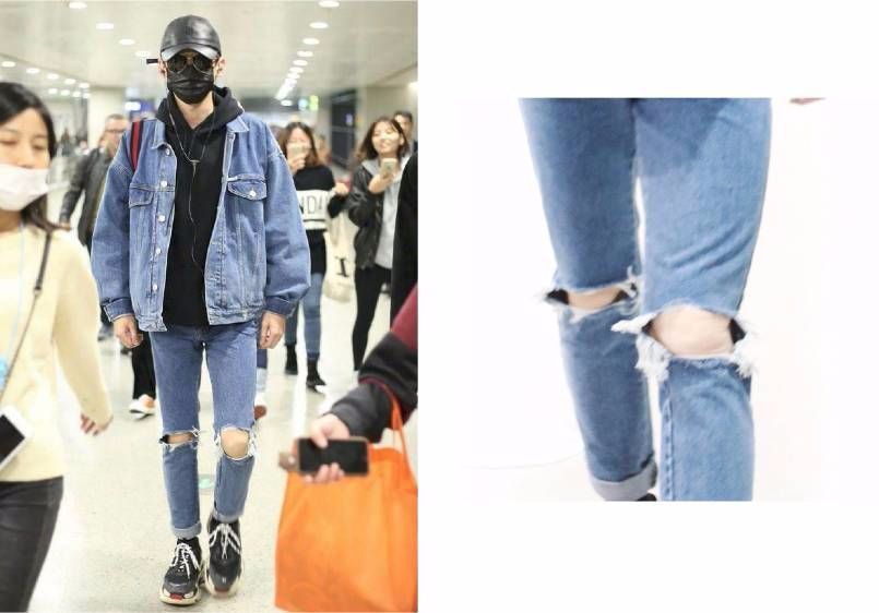 白敬亭穿秋裤,白敬亭红色秋裤