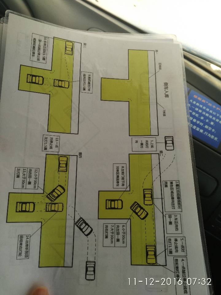 学车回忆录：科目二最闹心的第一堂课--倒车入库（附倒库技巧）
