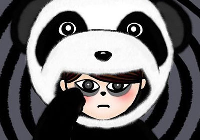 熬夜成熊猫眼用什么方法解决,淡化黑眼圈熊猫眼