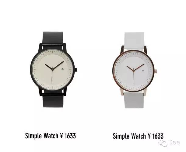 18万左右的名表,1500元左右的dw手表