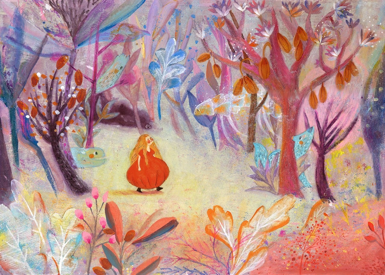 明明可以靠颜值却偏偏靠才华画画,明明能靠颜值非要靠画画