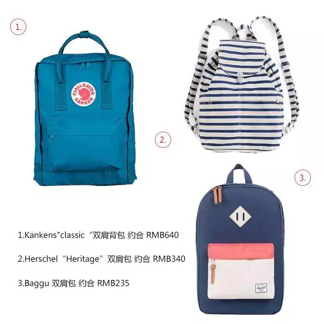 双肩包最全攻略从穷学生到富名媛都能种草！