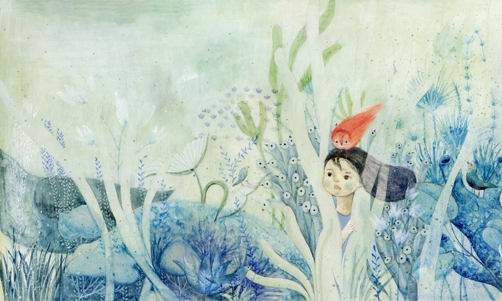 明明可以靠颜值却偏偏靠才华画画,明明能靠颜值非要靠画画