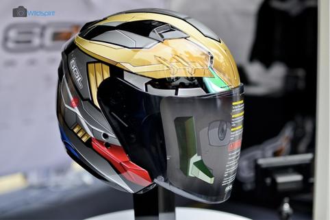 南台车展【SOL/ASTONE/THH】多款彩绘头盔亮相