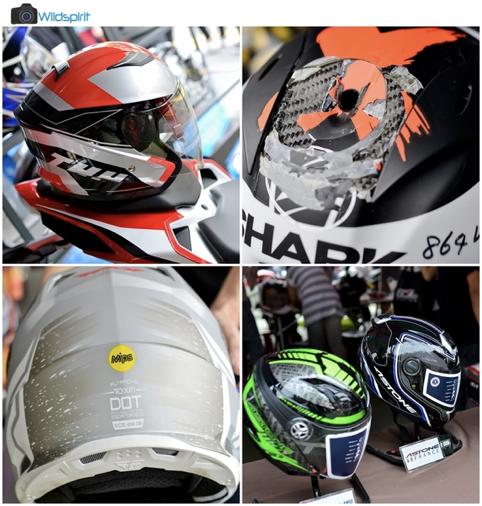 南台车展【SOL/ASTONE/THH】多款彩绘头盔亮相