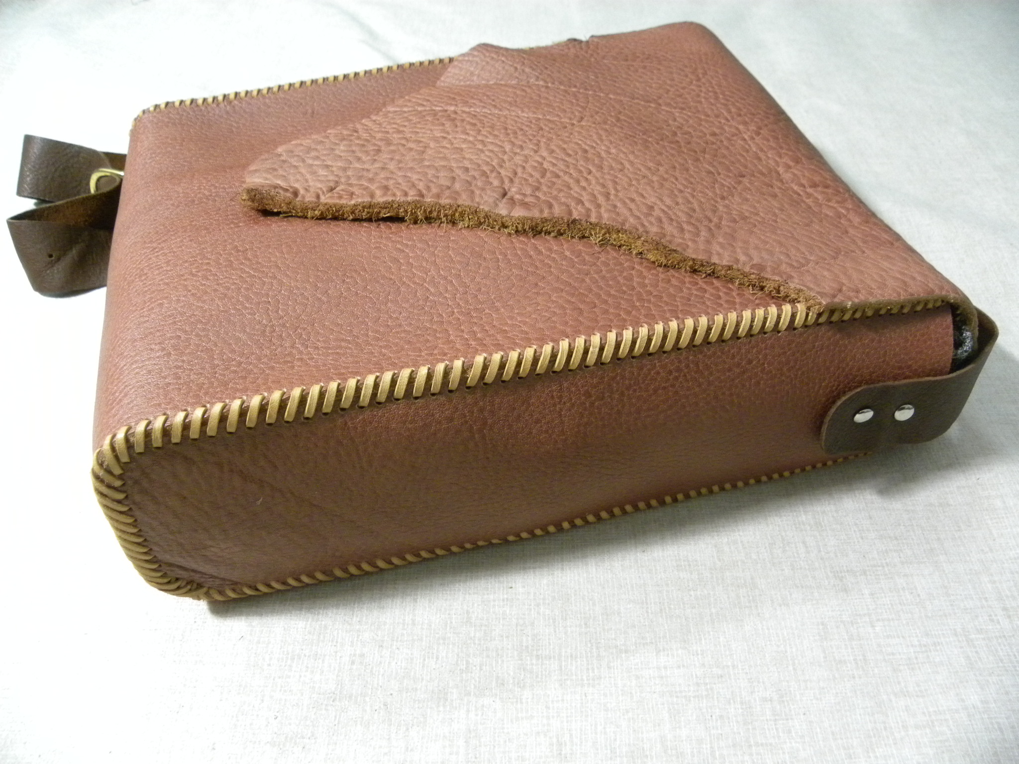 牛皮手作包,100%纯手工牛皮包