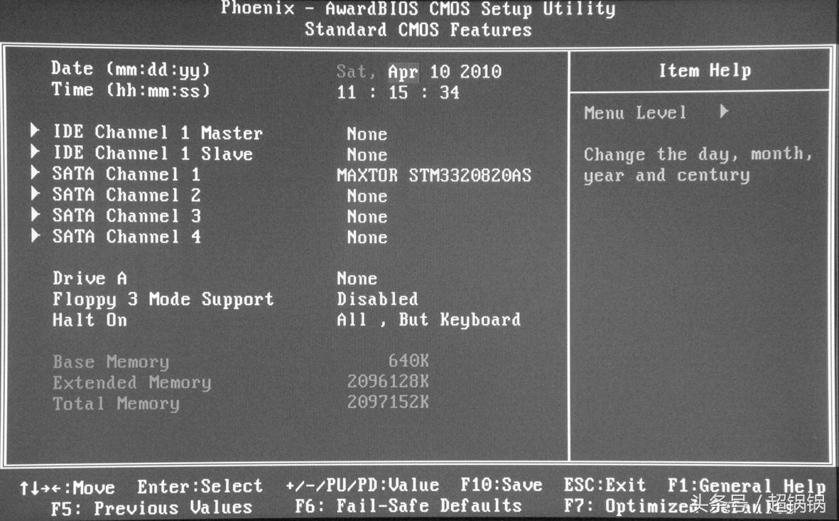 phoenixawardbios设置教程,电脑老版本bios详解