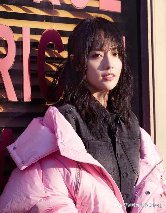 明星同款春款唐嫣日常穿搭,明星服装搭配女唐嫣