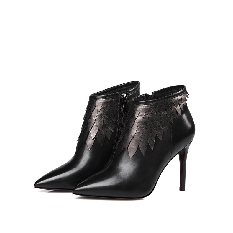 女神必穿高跟鞋,女神必备的短靴