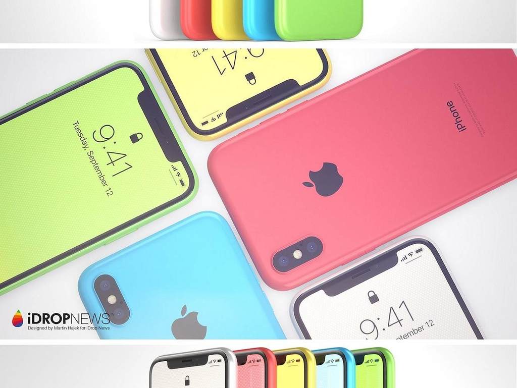 缤纷四色真的有？苹果Xc概念图曝光设计，聚碳酸酯外壳怎么样？