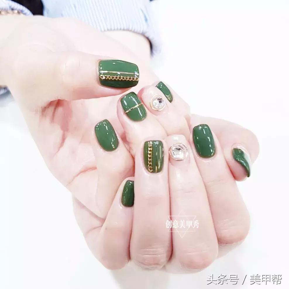 好看的美甲图片2021网红爆款美甲,2017年8种爆款美甲你做过几种