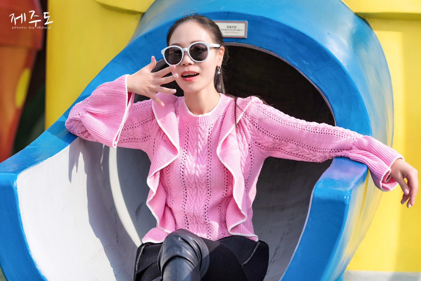 济州岛海边窗口打卡,韩国济州岛文艺浪漫打卡地