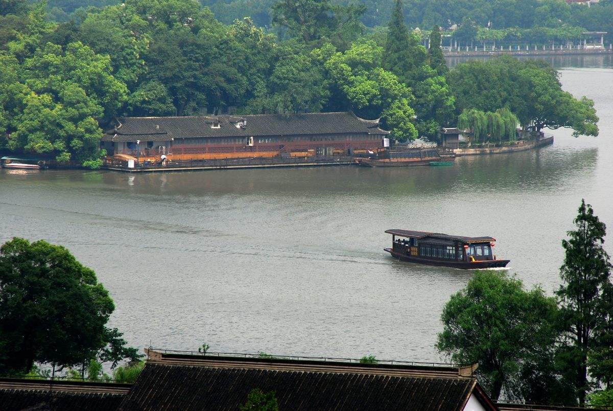 烟雨迷蒙嘉兴南湖,印象江南嘉兴