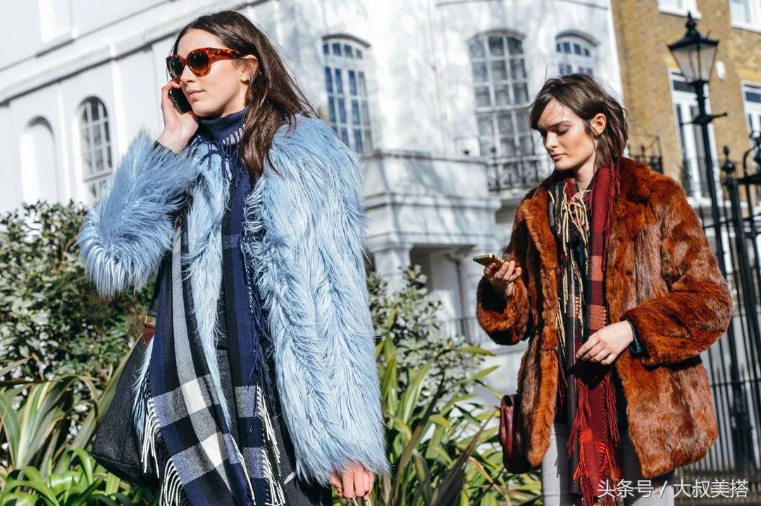 秋冬围巾时髦系法,秋冬围巾怎么披好看