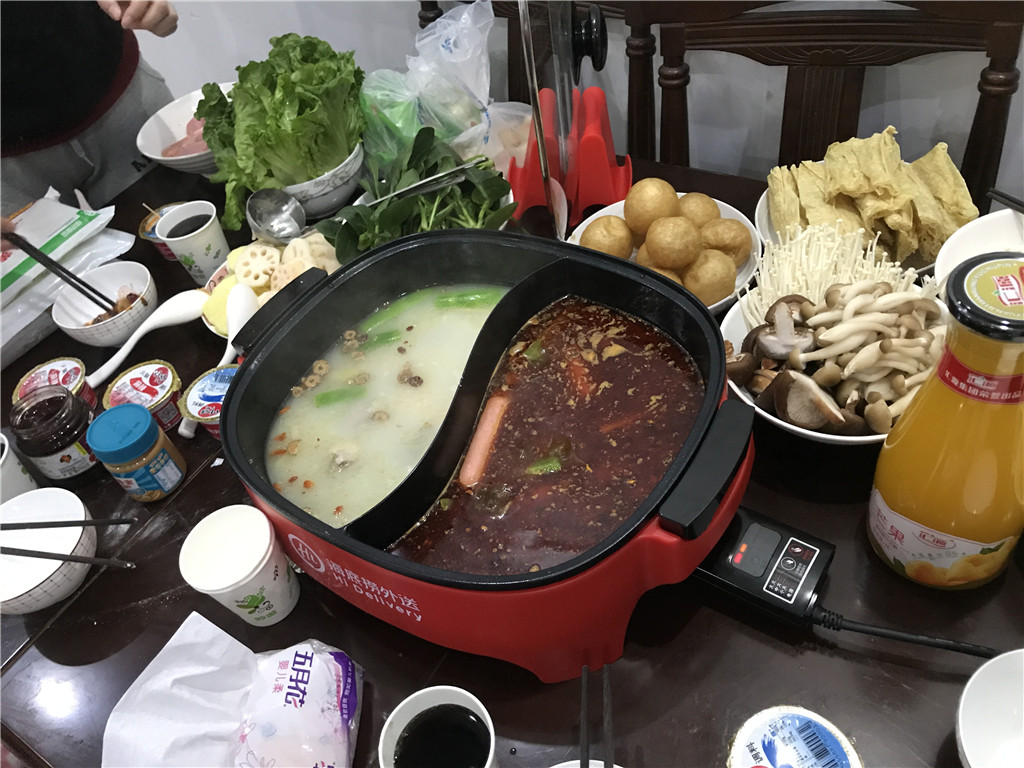 海底捞外卖多用电热锅,海底捞家用锅