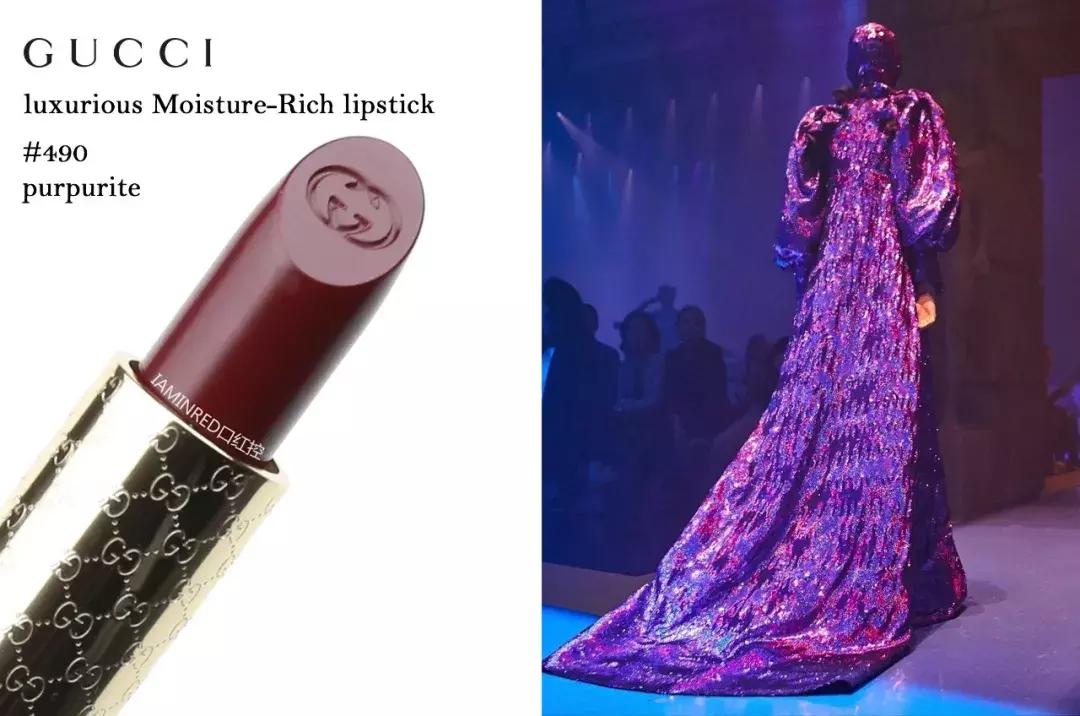 gucci金管口红试色217和515,gucci口红试色大全