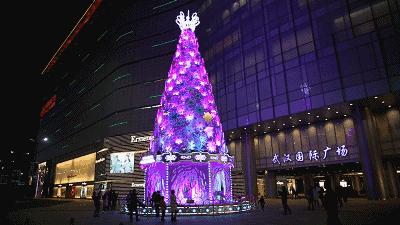 武汉汉口圣诞树,武汉圣诞树推荐