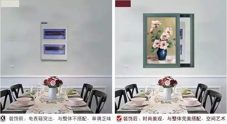 分享小妙招教你隐藏难看的电表箱,怎样遮挡墙壁上的电表箱最美观呢