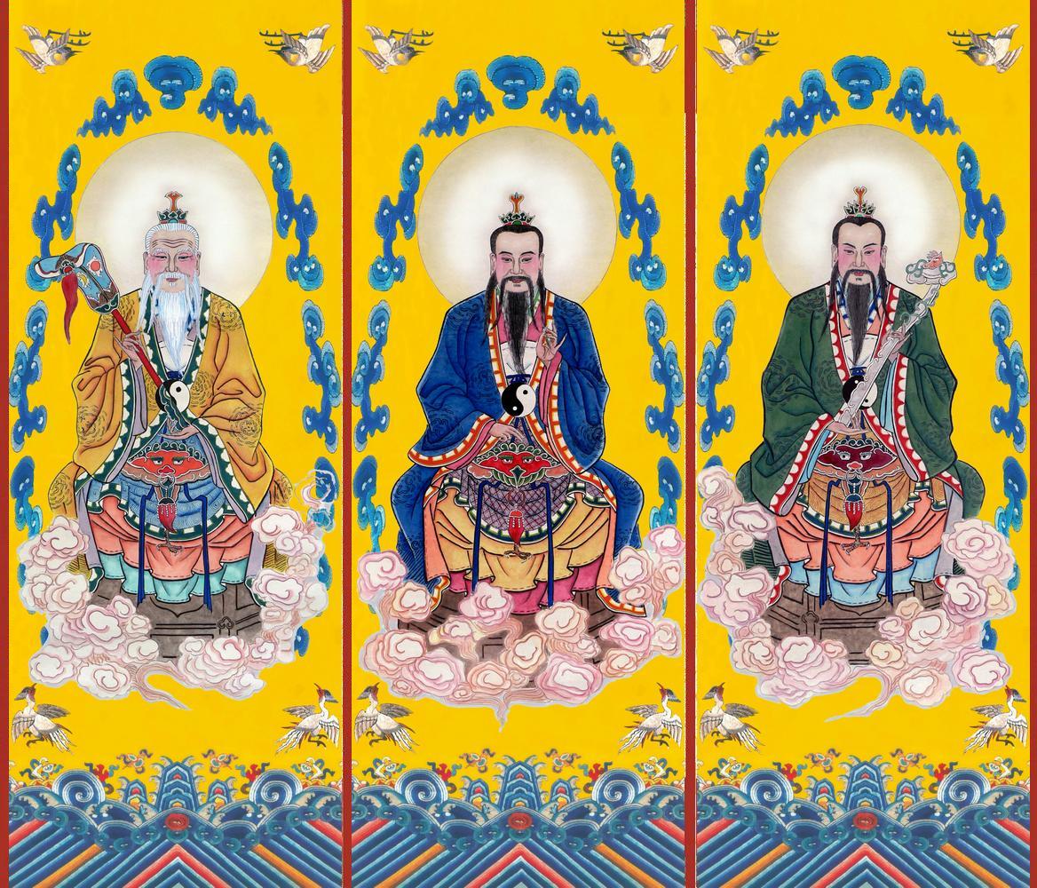 中国神仙体系和道教神仙体系,中国道教神仙谱系全图大全