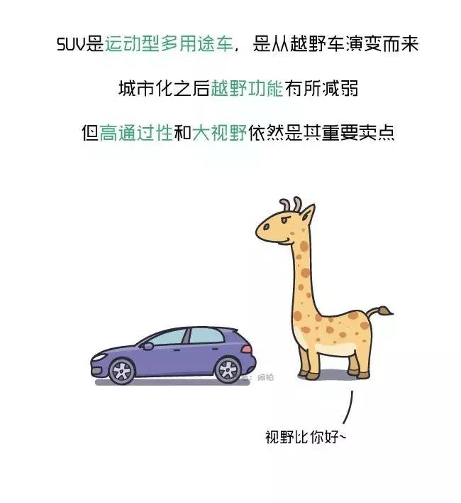 阿柏车画-MPV和SUV到底有什么区别,原来没那么简单