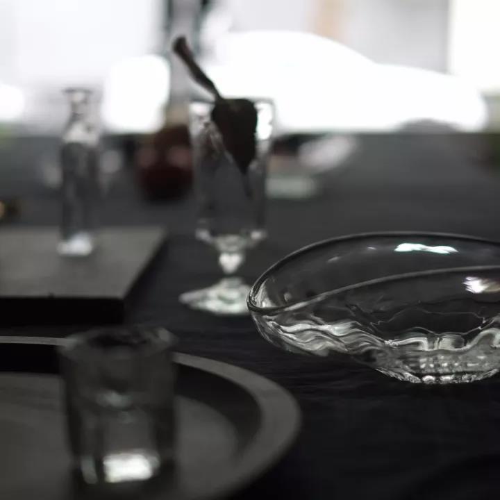 依云玻璃杯,原创自制ins风法式耐高温玻璃杯