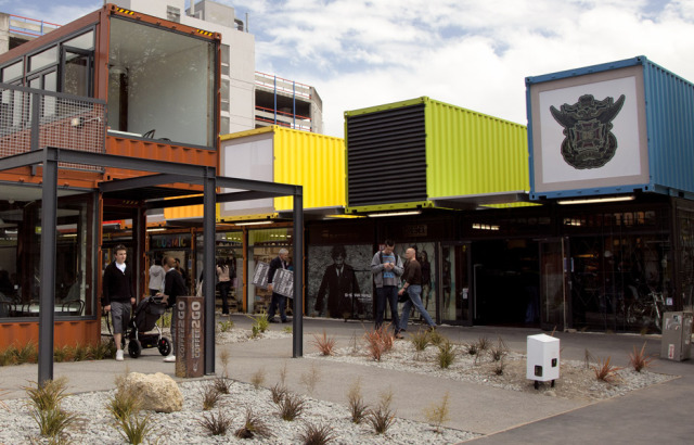 基督城最大的商业中心,基督城集装箱