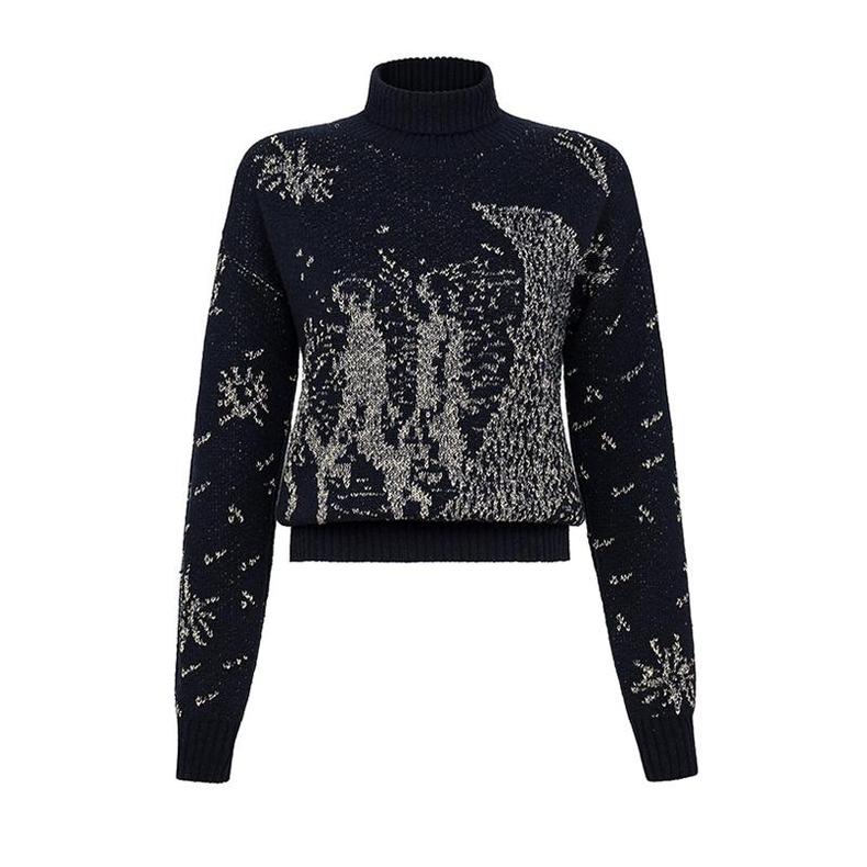 高领针织小黑裙两件怎么搭配,超长修身高领毛衣裙如何搭配