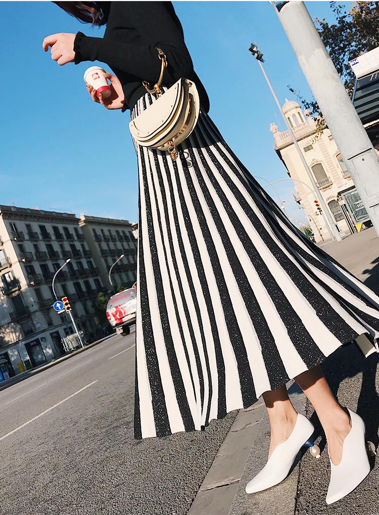 百褶裙的穿搭方法冬天穿搭,适合冬天的百褶裙穿搭