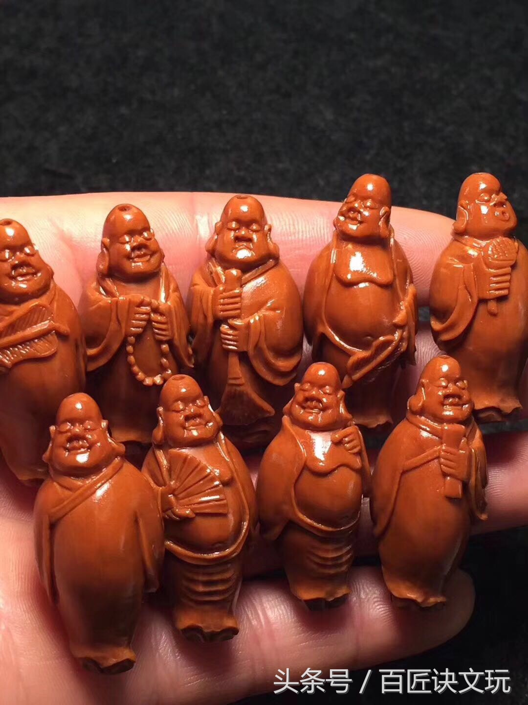 娜姐说核雕,文玩橄榄核花了怎么处理